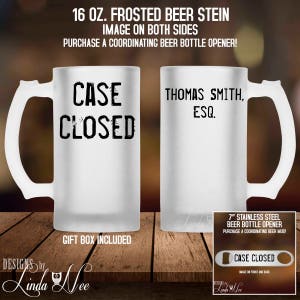 Beer Mug Litigator Attorney Gift Lawyer Gift for Lawyer Mug Graduation Gift Litigate Law Office Mug Law Firm Gift Trial Attorney Gift MPH469