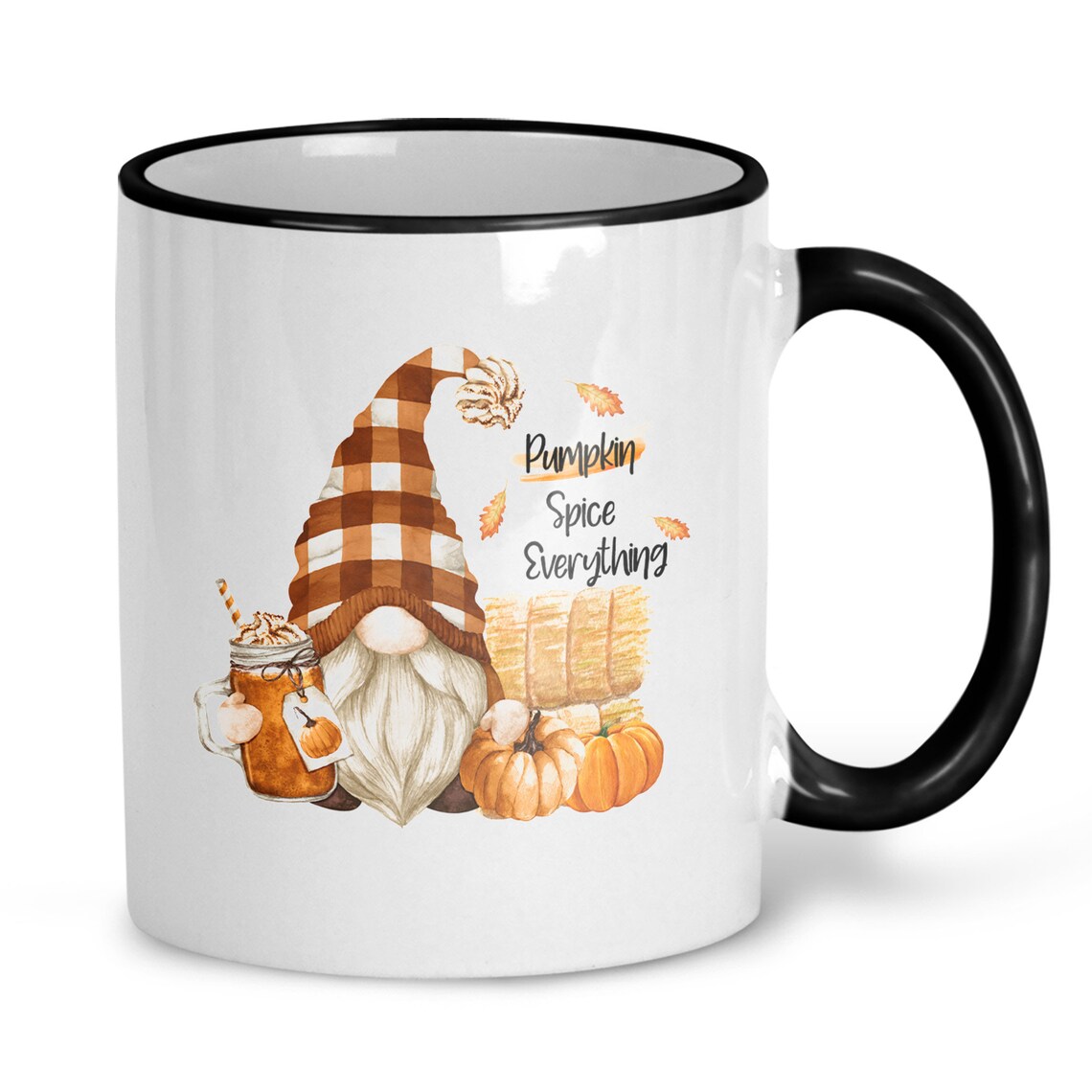 Fall Gnome Mug Gnome Pumpkin Coffee Mug Gnome Pumpkin Etsy