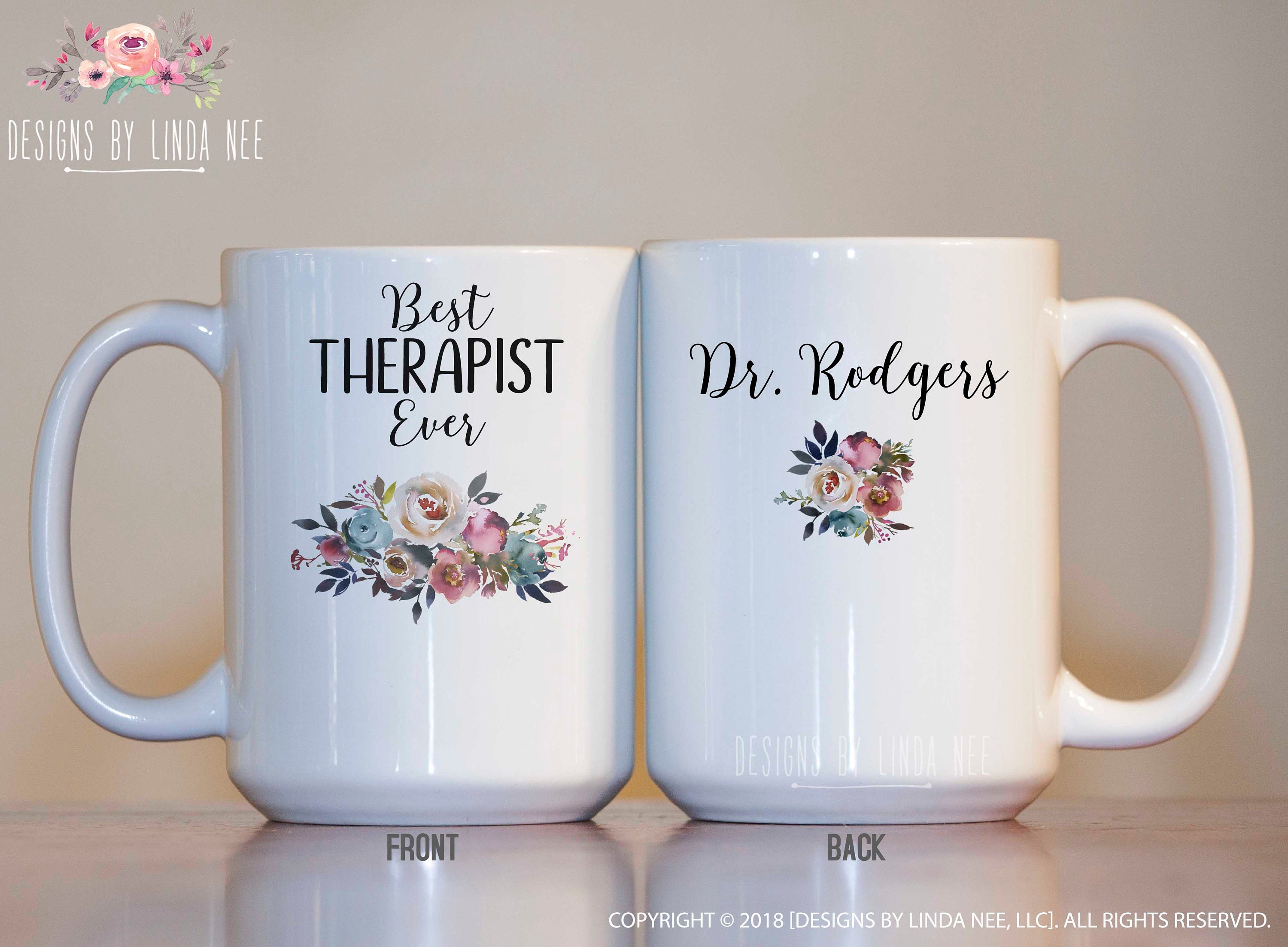 Best Therapist Ever Mug Gift for Therapist Therapist Mug | Etsy