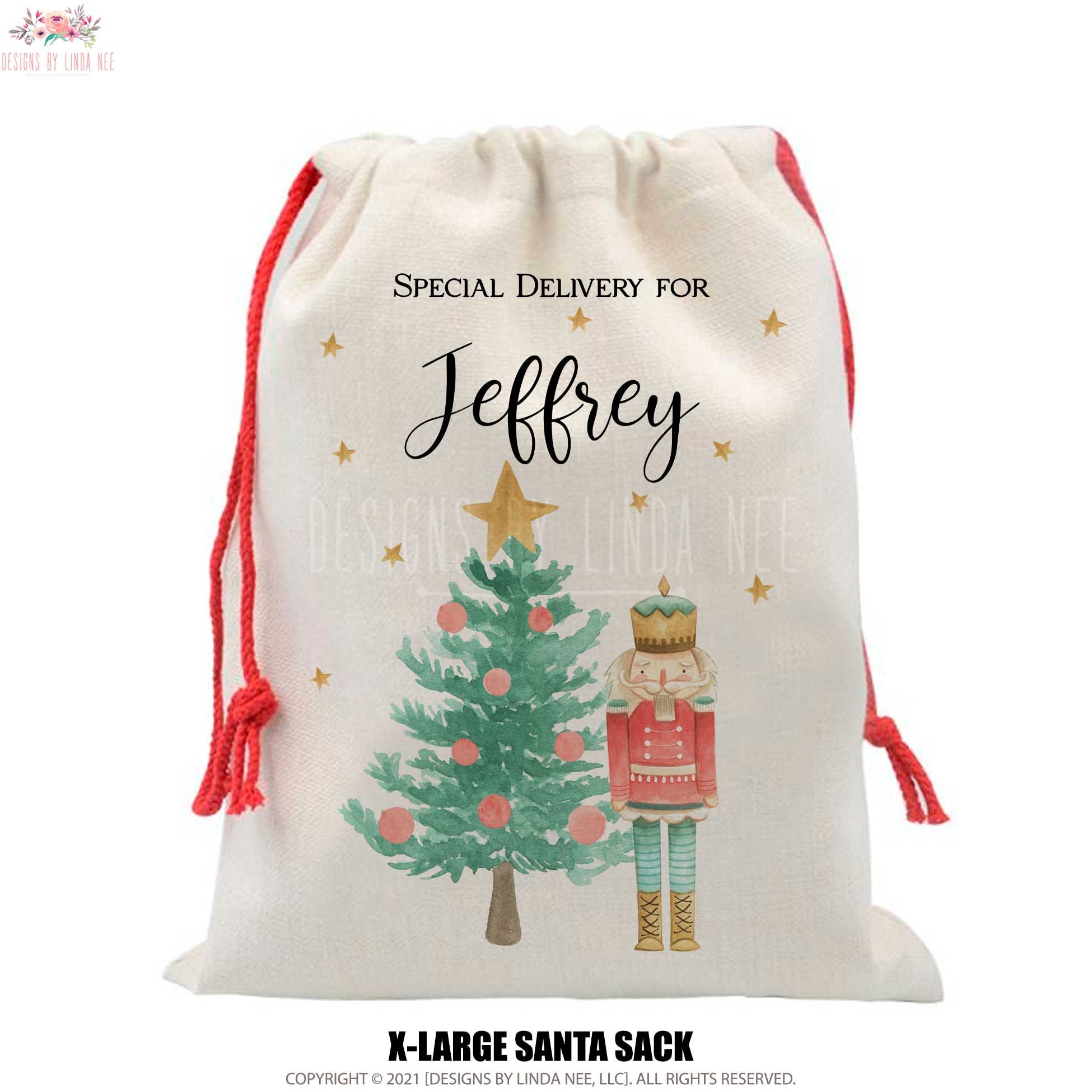 Große Personalisierte Weihnachten Sack Nordpol Special Delivery UK schneller Versand Große Personalisierte Weihnachten Sack Nordpol Special Delivery UK schneller Versand