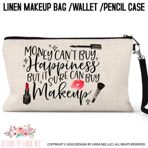 Makeup Bag, Cosmetic Bag Toiletry Bag Gift for Beautician Cosmetologist Bag Linen Bag Travel Cosmetic Bag Makeup Gifts Cosmetology Bag CBP52