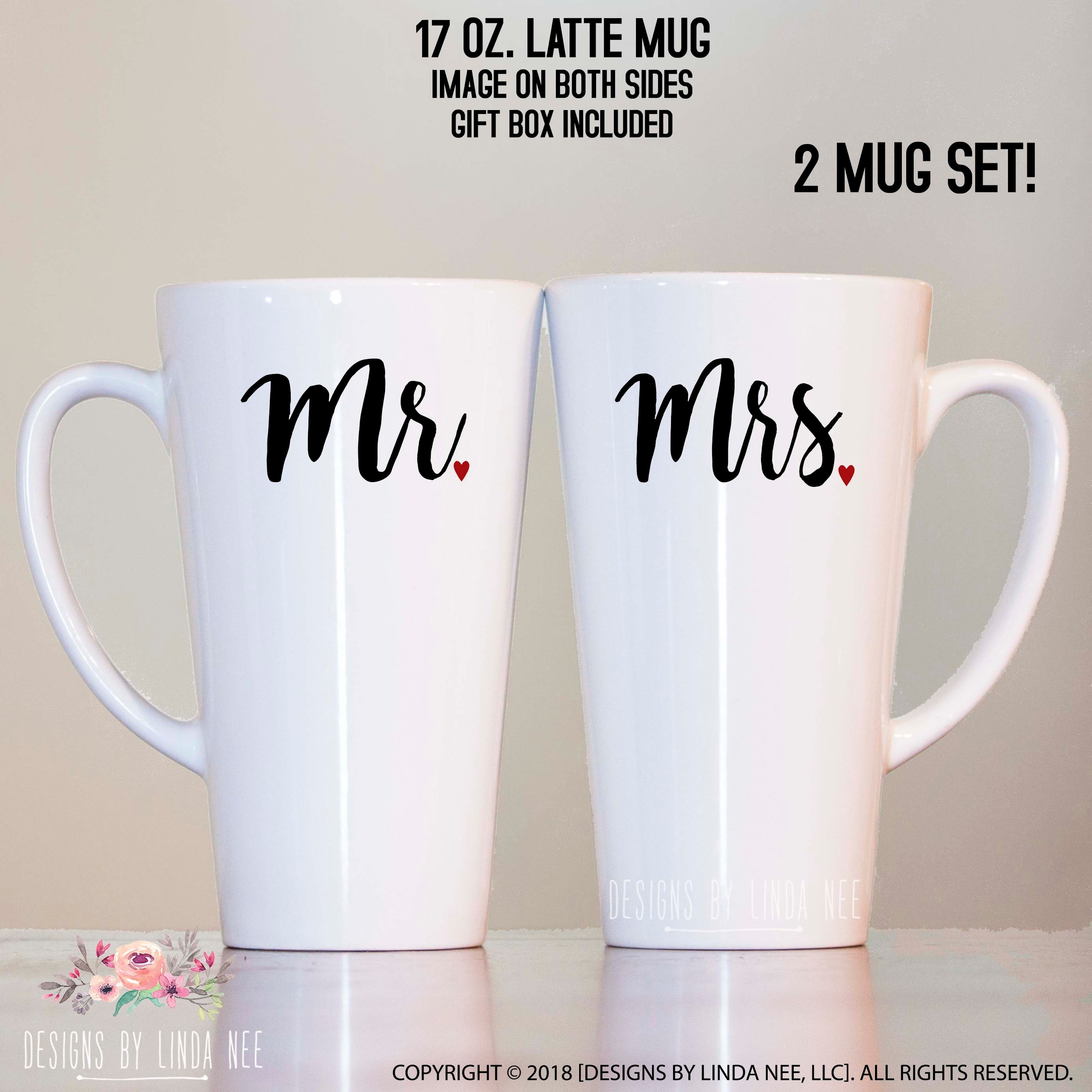 Mr. and Mrs. Mug Mr and Mrs Coffee Mugs Couples Mugs Etsy