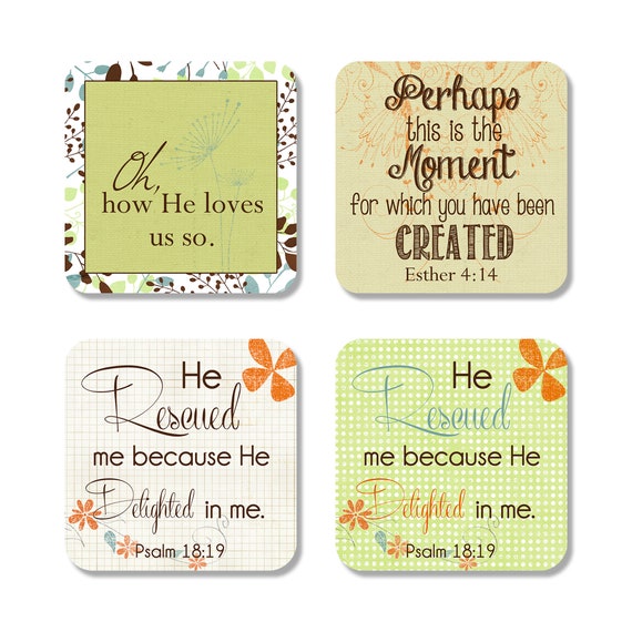 Inspirational drink coasters sale