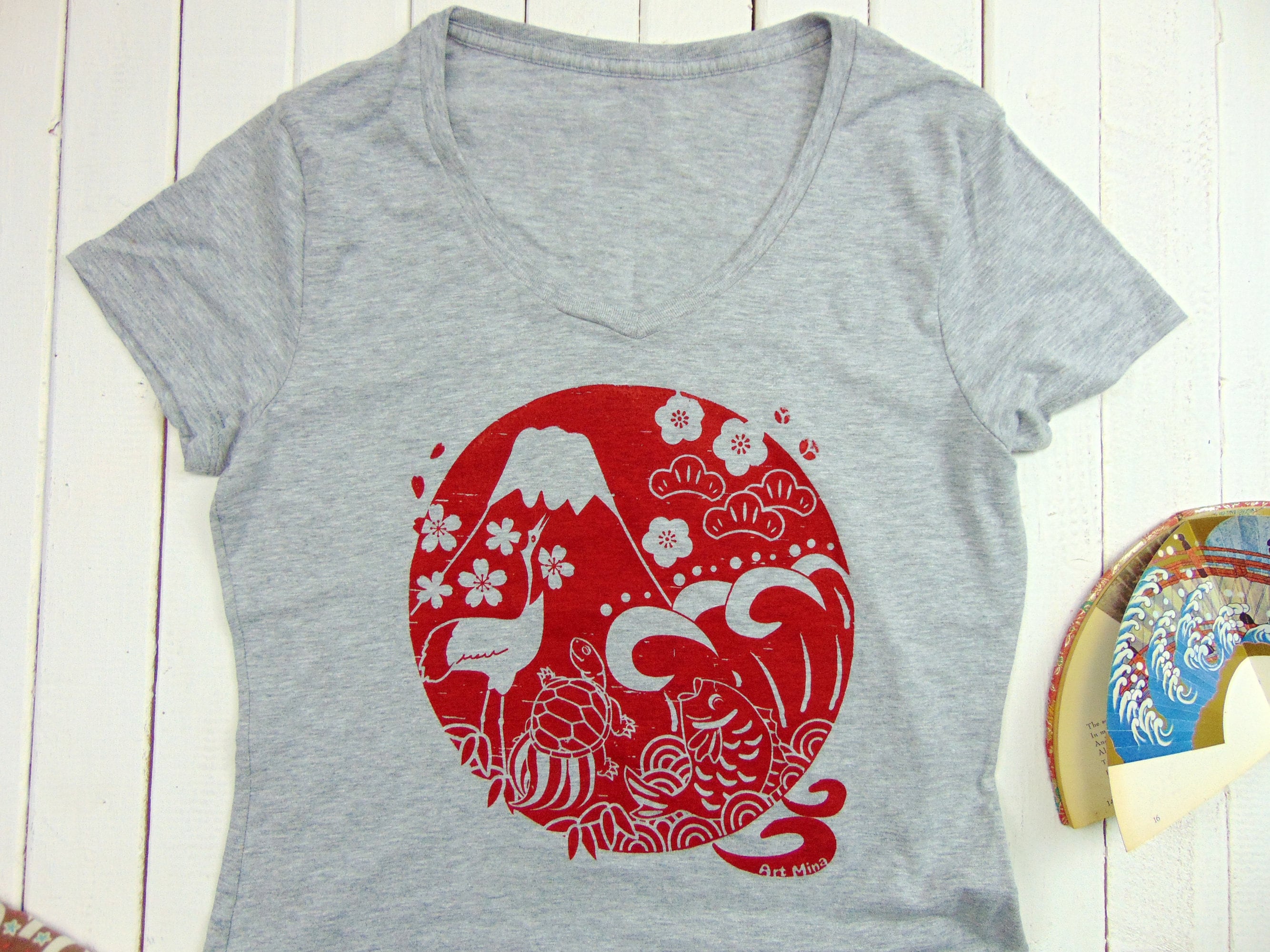 Japanese V Neck - Etsy