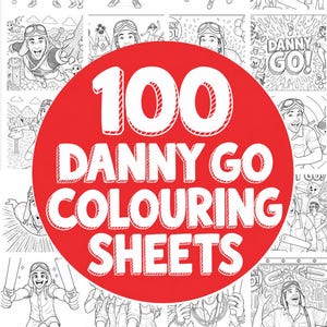 Danny Go Coloring - Etsy