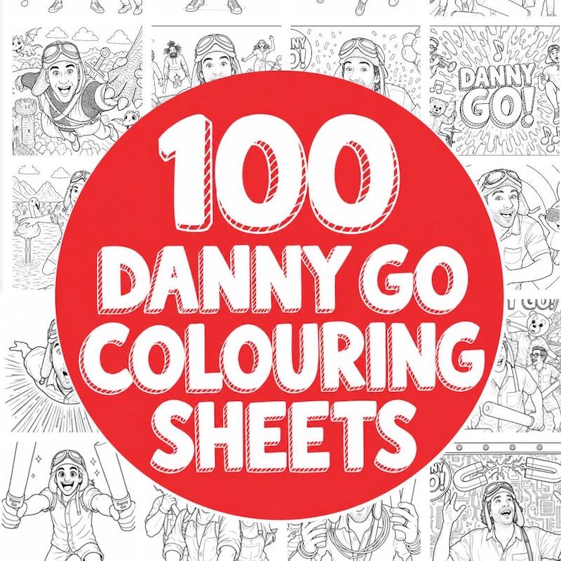 Danny Go Coloring - Etsy