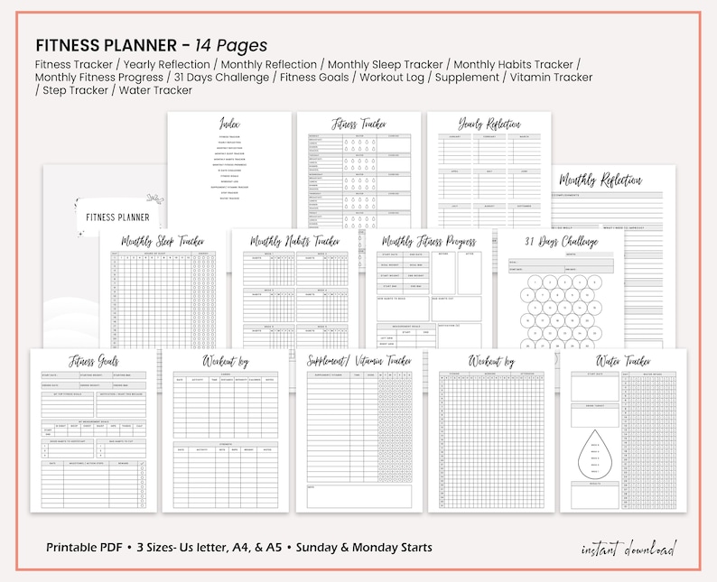 Bullet Journal Bundle 2026 2027 Printable Planner | Digital Planner PDF, Habit Tracker, Journal Pages, US Letter A4 A5

TAGS:
2027 Bullet Journal,
2027 Journal Pages,
2027 Agenda,
2027 Planner,
Digital Planner PDF,
Journal Template,
Journal Page,
Dotted Journal Page,
2027 journal bundle,
bullet journal kit,
mood trackers pages,
yearly tracker print,
Tetris trackers,
Finally keep every part of your life organized with one premium Bullet Journal Bundle for 2026 & 2027.