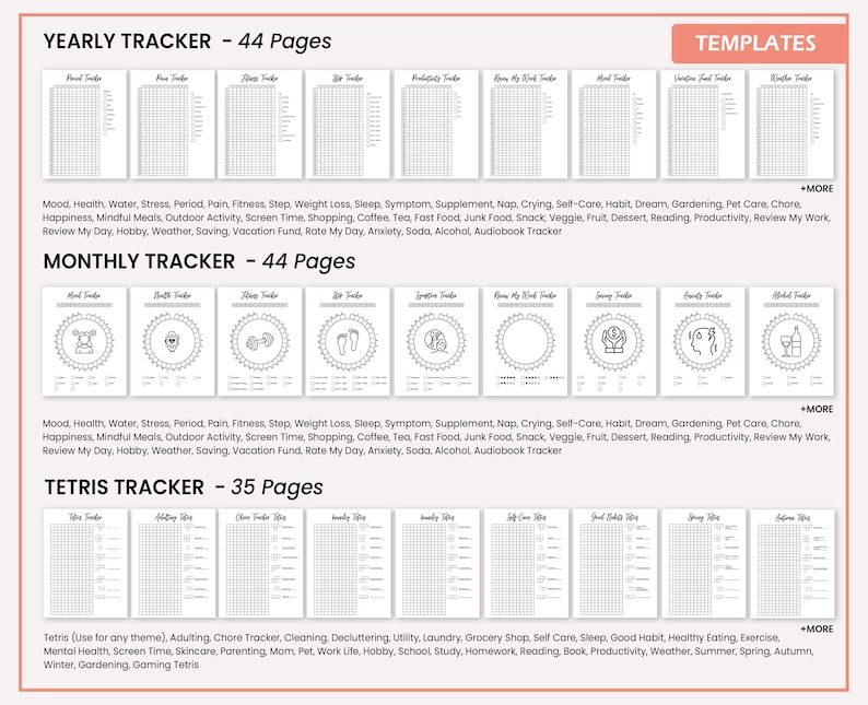Bullet Journal Bundle 2026 2027 Printable Planner | Digital Planner PDF, Habit Tracker, Journal Pages, US Letter A4 A5

TAGS:
2027 Bullet Journal,
2027 Journal Pages,
2027 Agenda,
2027 Planner,
Digital Planner PDF,
Journal Template,
Journal Page,
Dotted Journal Page,
2027 journal bundle,
bullet journal kit,
mood trackers pages,
yearly tracker print,
Tetris trackers,
Finally keep every part of your life organized with one premium Bullet Journal Bundle for 2026 & 2027.
