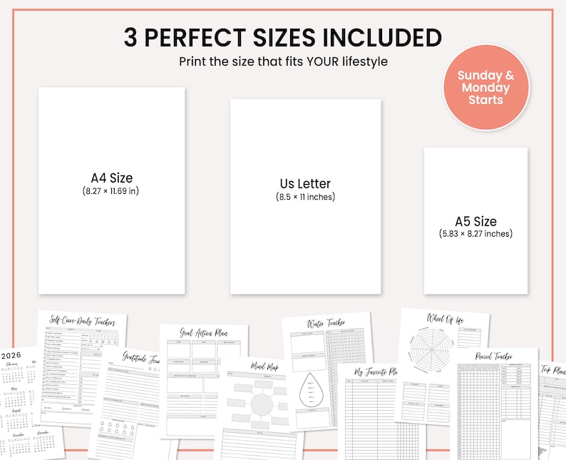 Bullet Journal Bundle 2026 2027 Printable Planner | Digital Planner PDF, Habit Tracker, Journal Pages, US Letter A4 A5

TAGS:
2027 Bullet Journal,
2027 Journal Pages,
2027 Agenda,
2027 Planner,
Digital Planner PDF,
Journal Template,
Journal Page,
Dotted Journal Page,
2027 journal bundle,
bullet journal kit,
mood trackers pages,
yearly tracker print,
Tetris trackers,
Finally keep every part of your life organized with one premium Bullet Journal Bundle for 2026 & 2027.