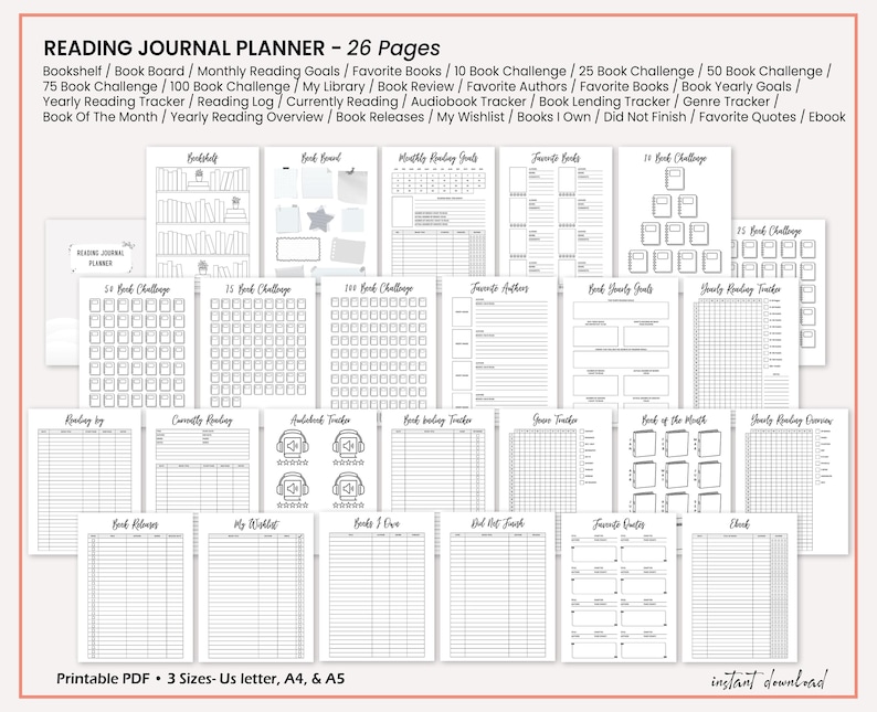 Bullet Journal Bundle 2026 2027 Printable Planner | Digital Planner PDF, Habit Tracker, Journal Pages, US Letter A4 A5

TAGS:
2027 Bullet Journal,
2027 Journal Pages,
2027 Agenda,
2027 Planner,
Digital Planner PDF,
Journal Template,
Journal Page,
Dotted Journal Page,
2027 journal bundle,
bullet journal kit,
mood trackers pages,
yearly tracker print,
Tetris trackers,
Finally keep every part of your life organized with one premium Bullet Journal Bundle for 2026 & 2027.
