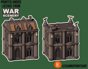 Grimdark Castograd Small Hab Unit Ironed Wargaming Tabletop Terrain