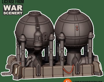 Grimdark Castograd Inner City Silo Wargaming Tabletop Terrain