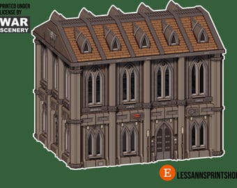 Grimdark Castograd Hab Block Wargaming Tabletop Terrain