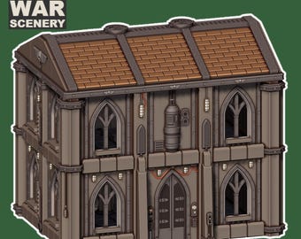 Grimdark Castograd Warehouse Wargaming Tabletop Terrain
