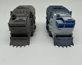 Grimdark Castograd Laboris Heavy Truck Wargaming Tabletop Terrain