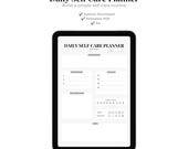 A4 Daily Self Care Planner Printable PDF for Mental Wellness
