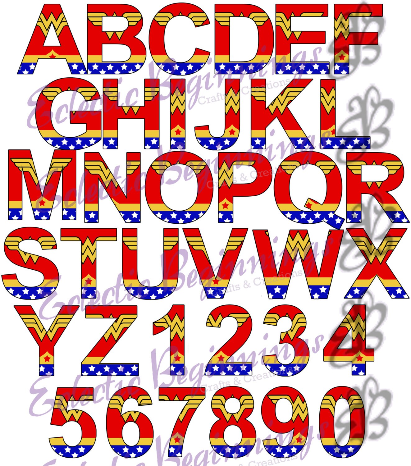Kids Alphabet Poster Digital File Diy Printable
