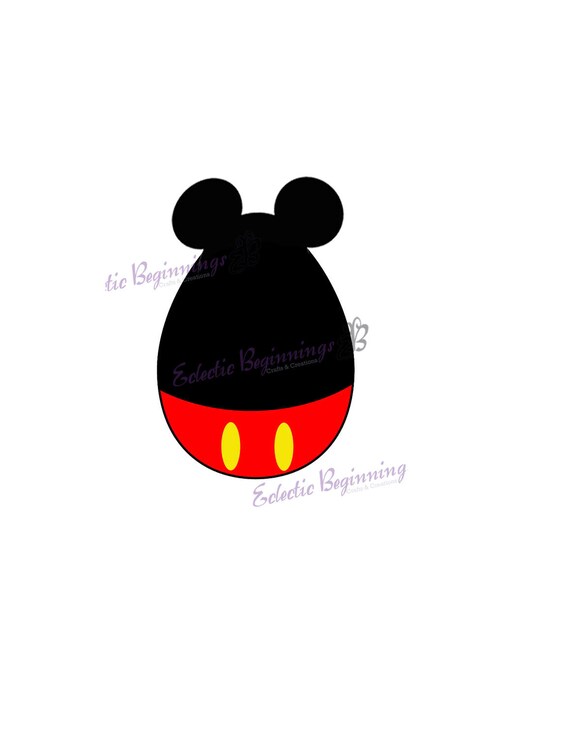 Easter-Disney Digital File, DIY Print Iron On-Mickey Mouse Easter Egg INSTANT DOWNLOAD Il_570xn