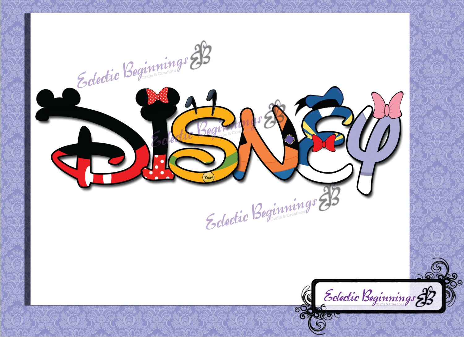 Disney Digital File DIY Print Iron OnDisney Character Etsy