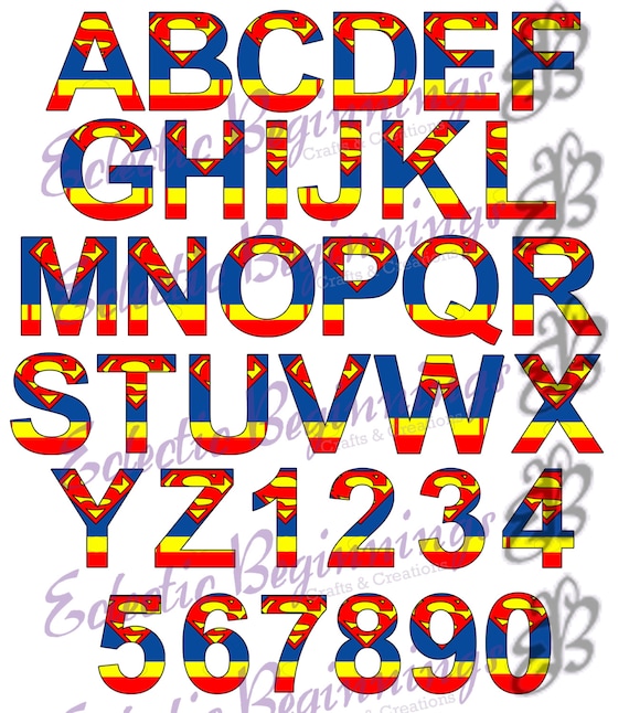 alphabet and numbers png digital file diy print clip etsy