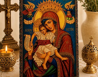 Panagia Axion Estin Orthodox