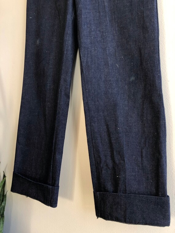 Vintage 1950’s levi’s “big e” side zip denim jeans - image 4