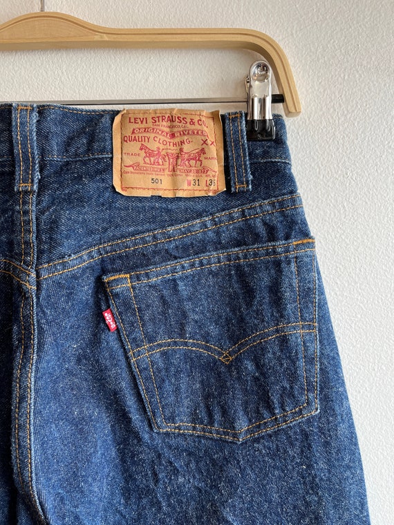 Vintage 1980’s levi’s one-wash 501xx denim jeans - image 4