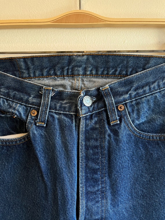 Vintage 1980’s levi’s 501 selvedge denim jeans - image 5