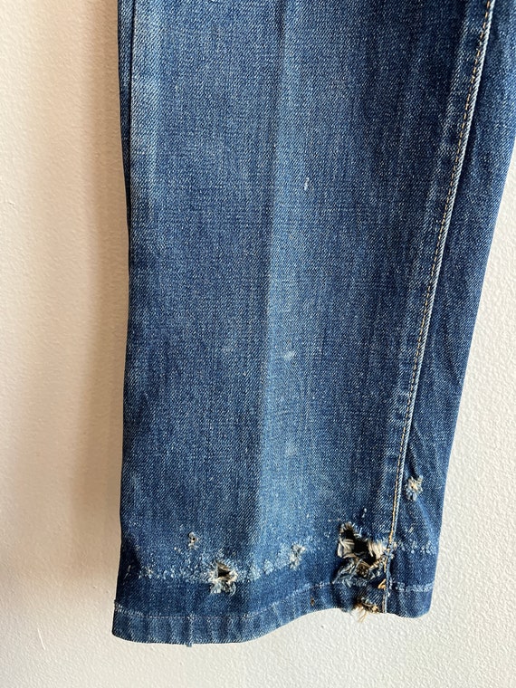 Vintage 1950's levi's "big e" redlines 505 selved… - image 4