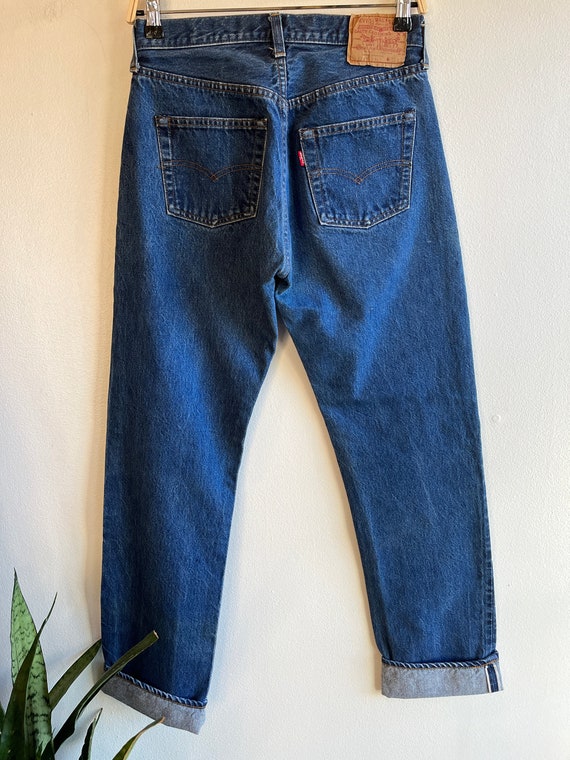 Vintage 1980’s levi’s 501 selvedge denim jeans - image 4