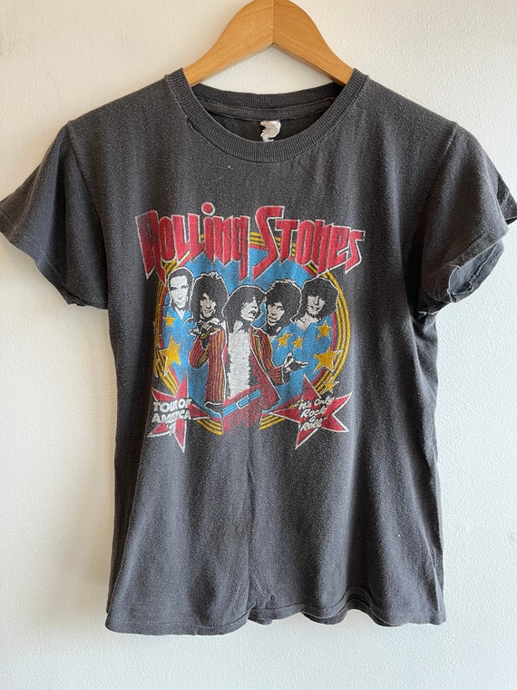 Black Solid T-Shirts For Men Official s US Tour 1978 T-Shirt