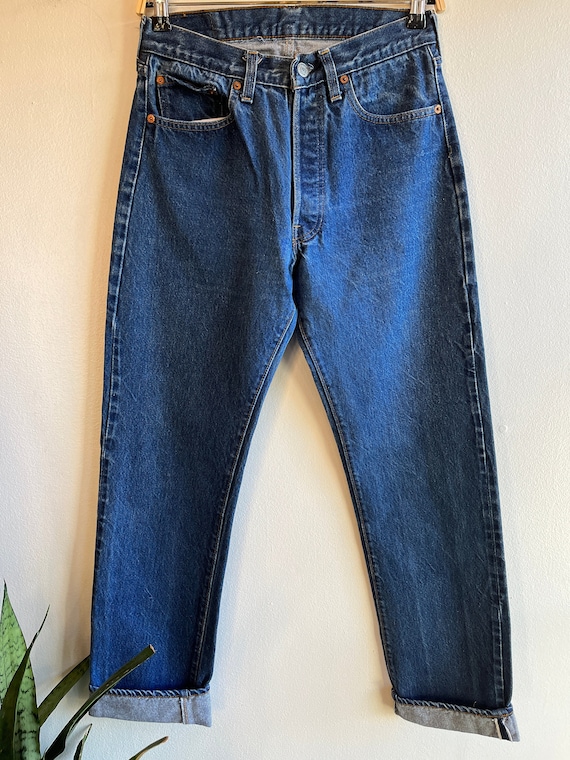 Vintage 1980’s levi’s 501 selvedge denim jeans - image 1