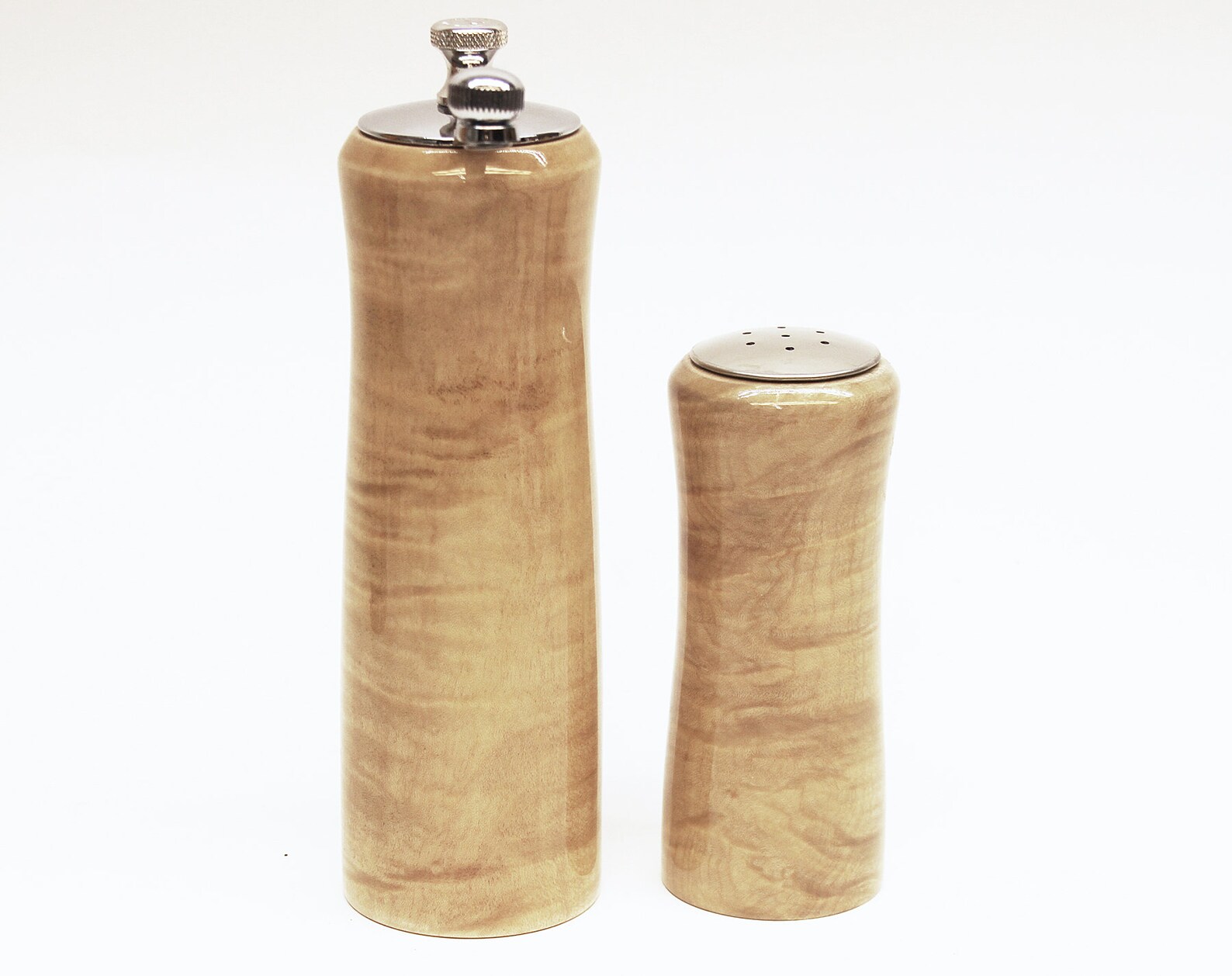 Hand Crank Pepper Mill Set with salt shaker made with Etsy