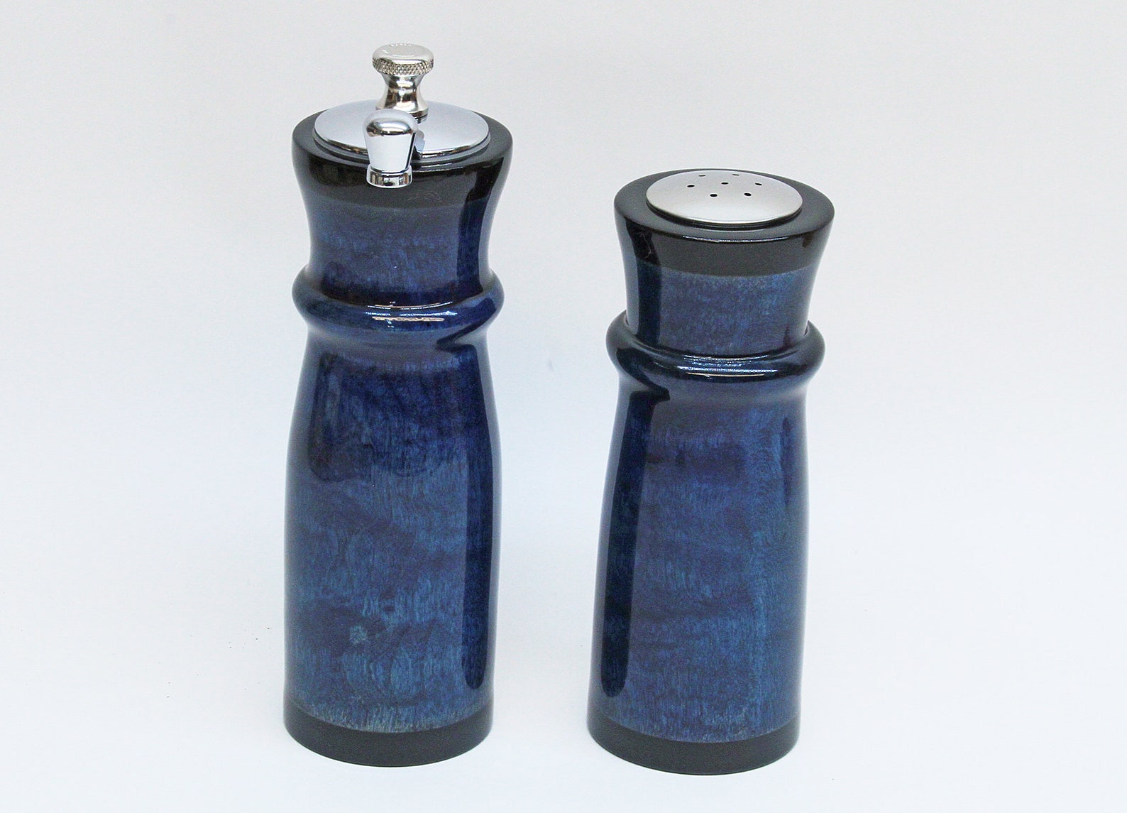 Pepper mill Set Spectacular Blue Pepper Mill Pepper grinder Etsy