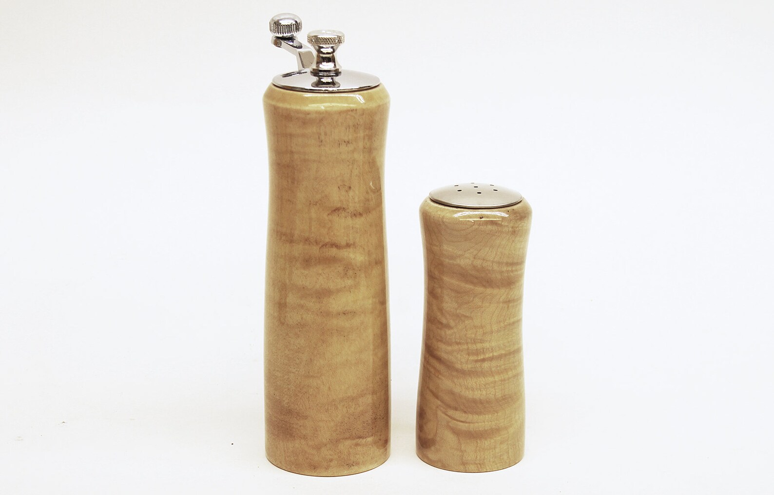 Hand Crank Pepper Mill Set with salt shaker made with Etsy