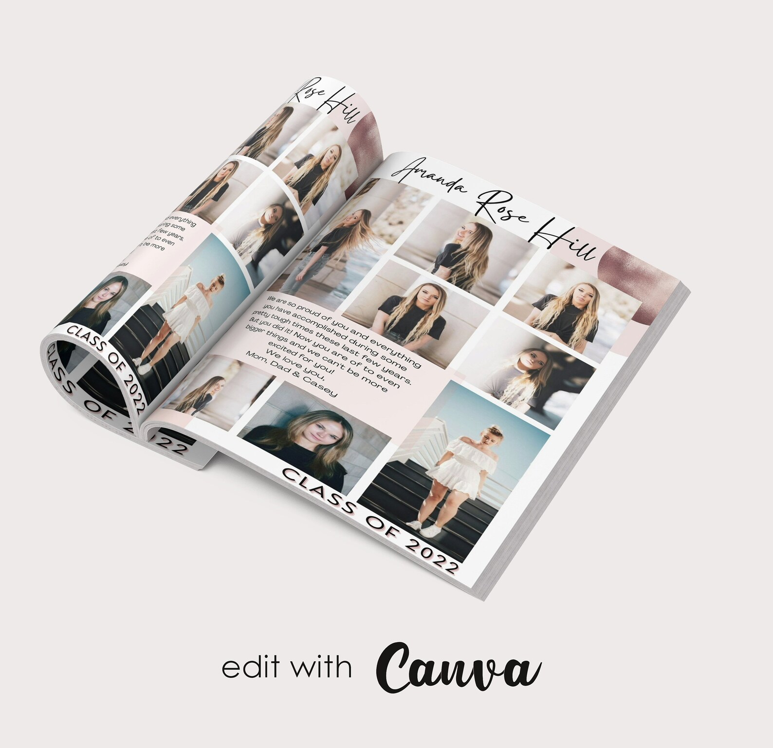 CANVA YEARBOOK AD Template Full Page Editable Layout Senior Etsy CANVA YEARBOOK AD Template Full Page Editable Layout Senior Etsy