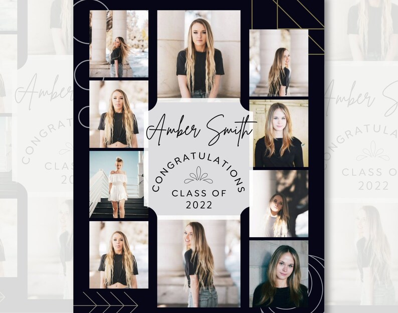 Full Page Yearbook Template Editable in CANVA Yearbook Ad Etsy