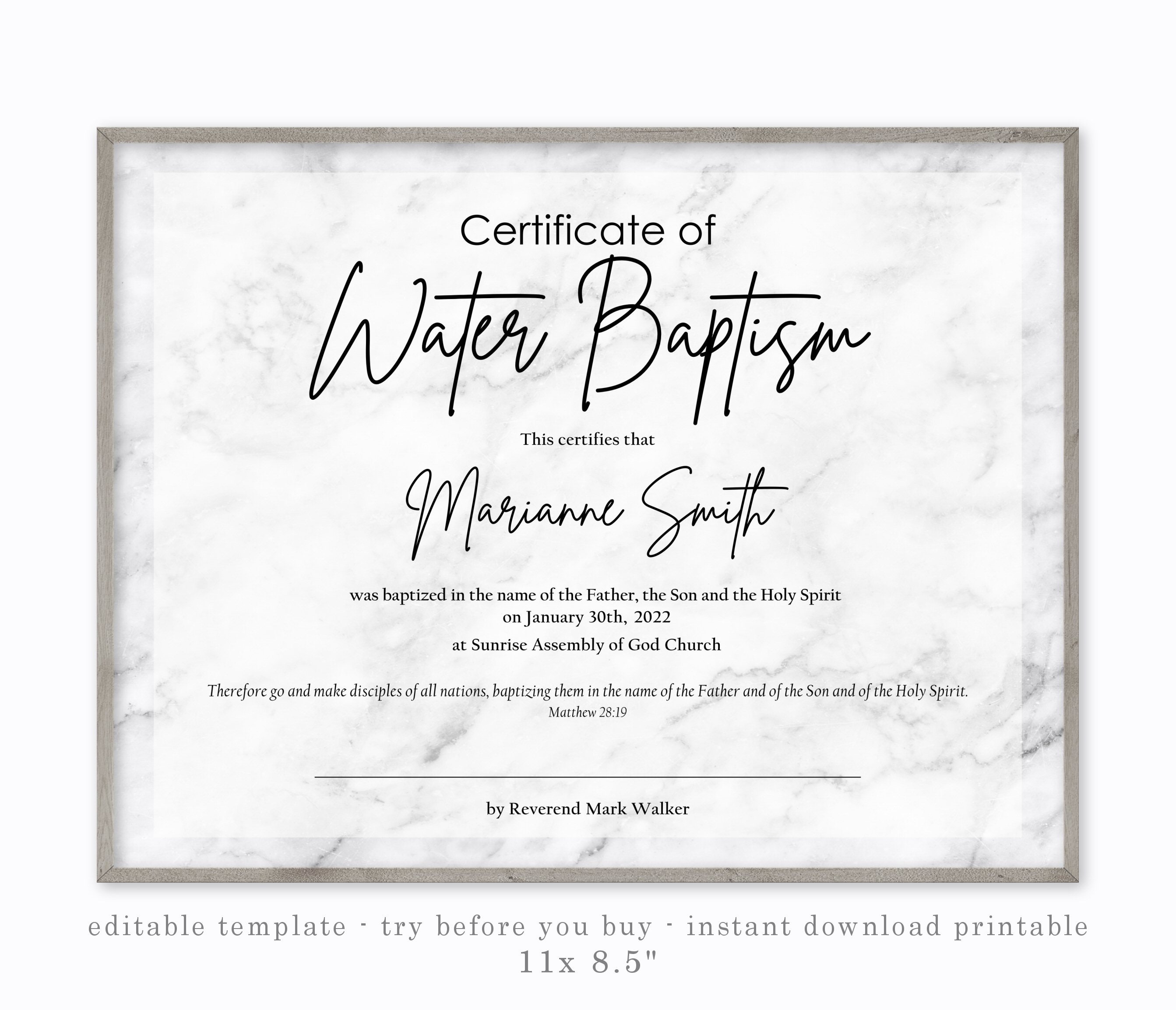 Free Download Baptism Certificate Templates Free Download Baptism Certificate Templates