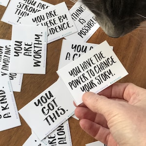 Motivierende Affirmation druckbare Karten, geben Freundlichkeit, keine Bullies Zitate, Sofort-Download Bundle-Set, Jugend, Kinder positiv