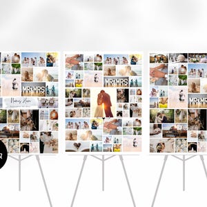 Zestaw Canva PHOTO COLLAGE Bundle 3, 4 rozmiary, szablon plakatu Edytuj w Canva, scenariusz wydruku do wydruku, personalizacja Bonus 28 darmowych grafik