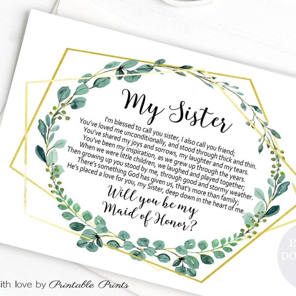 Sister Maid Of Honor Etsy sister-maid-of-honor-etsy