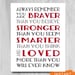 Printable Print Always Remember Quote You Are Braver Nursery Wall Art ...