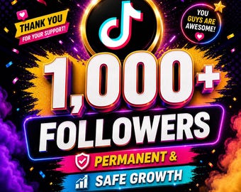 TikTok – ponad 1000 prawdziwych obserwujących | Szybka dostawa | Natychmiastowy wzrost Twojego profilu | Bezpieczne i trwałe