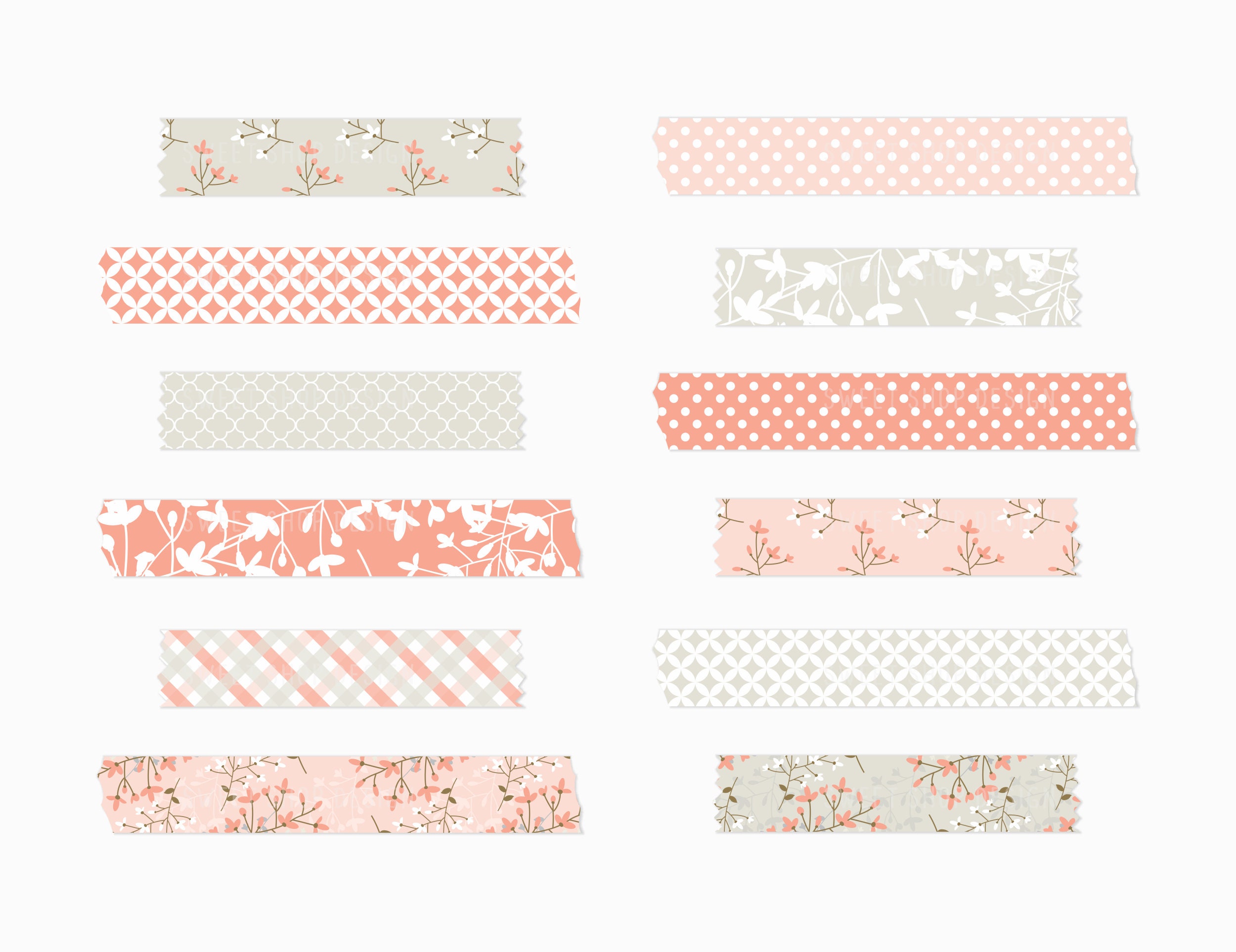 Pink Tulips | Washi Tape Pink Tulips | Washi Tape