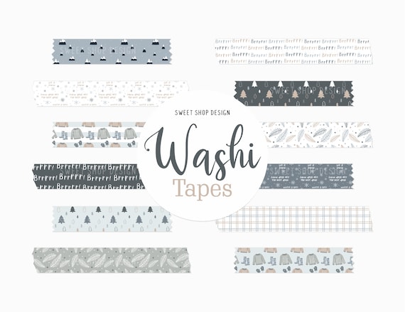 Digital Washi Tape Clipart BOHO FLORAL, Graphics with Floral Stripes  Lattices For Digital Planner, Goodnotes