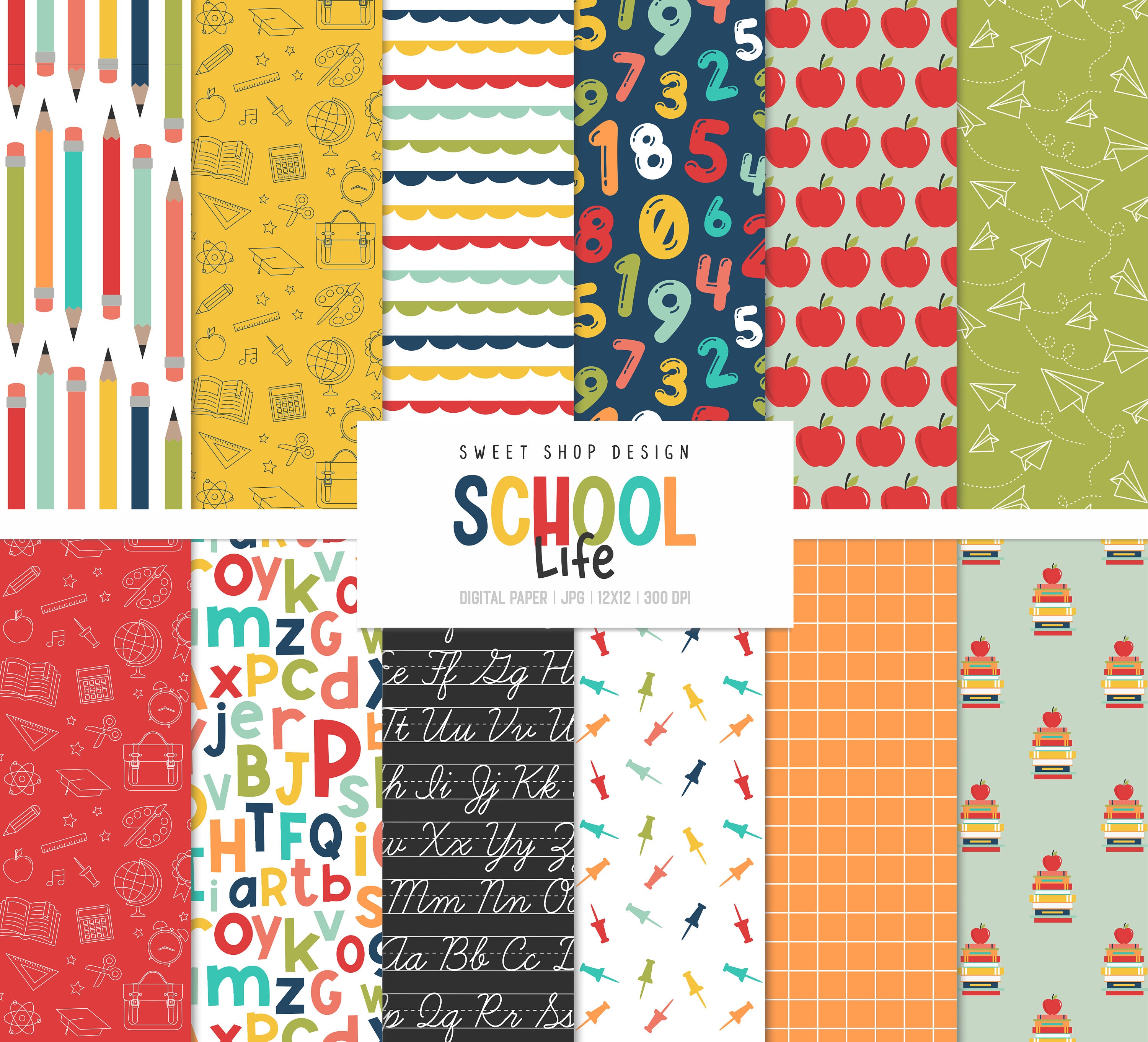 Scrapbook Paper Designs School