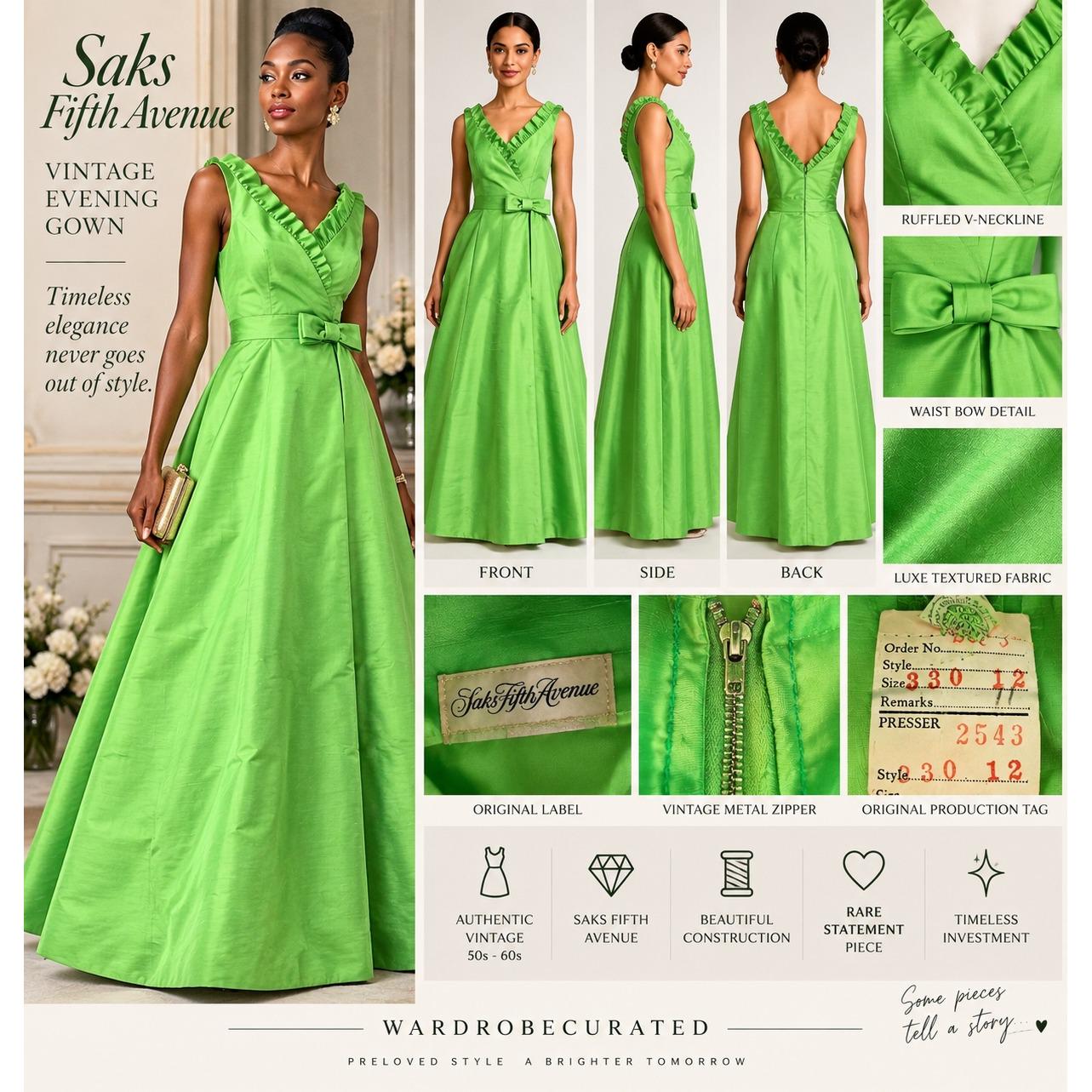 Vintage Saks Fifth Avenue Dress - Etsy