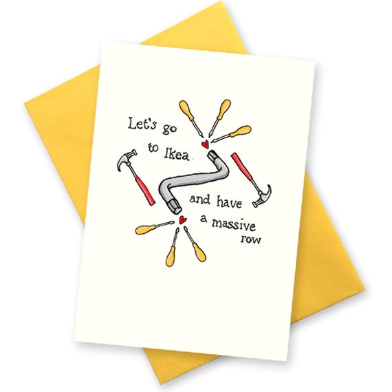 Funny Valentine Card Let's Have a DIY Date Night Greeting