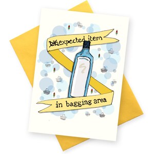 Scheda di compleanno divertente gin amante. Biglietti d'auguri BFF miglior amico fidanzato. Venerdì Friyay. Nuovi genitori mamma amo gin. Rovina della madre