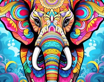 Libro para colorear de mandalas de animales – 50 páginas. Arteterapia para aliviar el estrés (descarga en PDF).